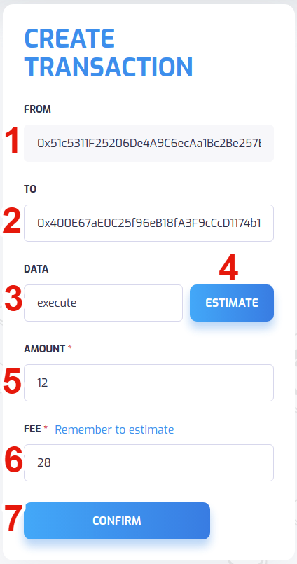 Create Transaction