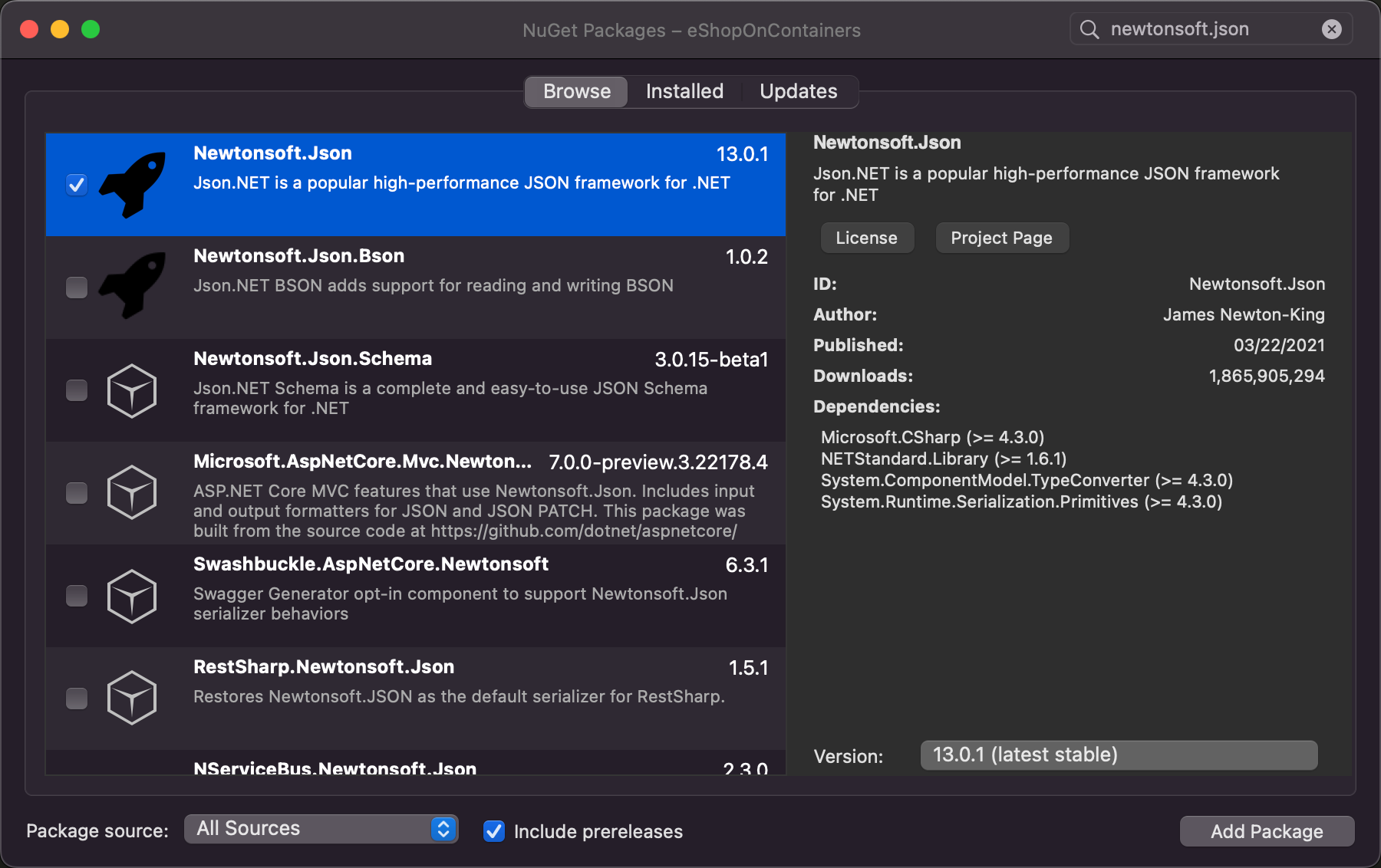 Newtonsoft Json