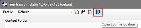 Profiles Header in Menu application
